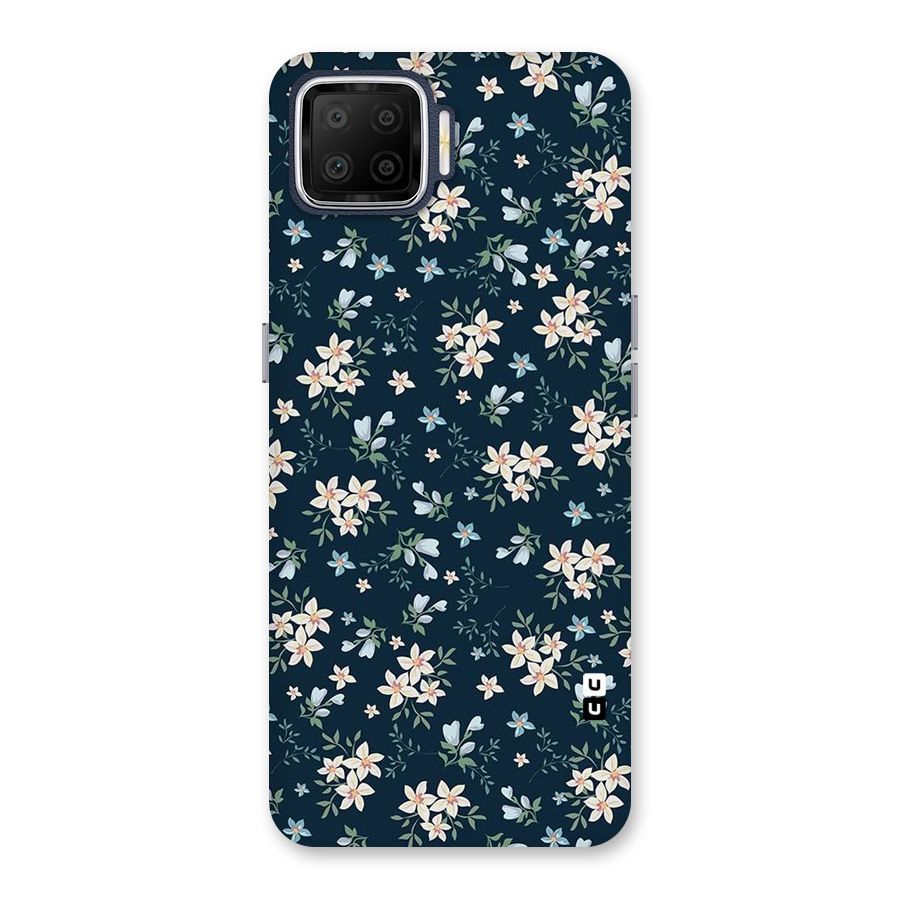 Floral Blue Bloom Back Case for Oppo F17