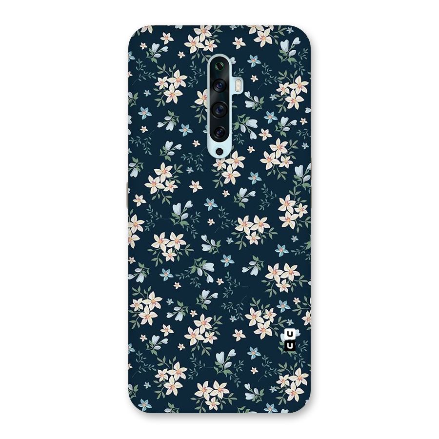 Floral Blue Bloom Back Case for Oppo Reno2 Z