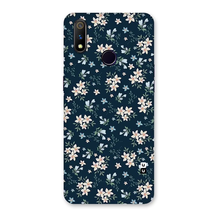 Floral Blue Bloom Back Case for Realme 3 Pro