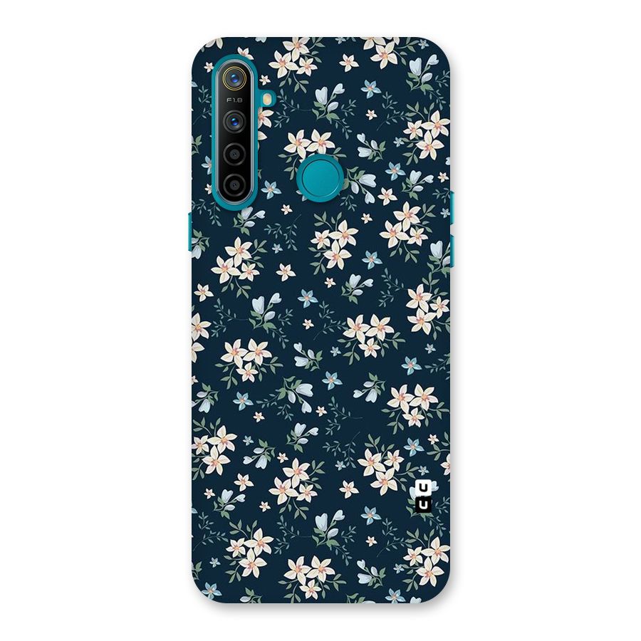 Floral Blue Bloom Back Case for Realme 5i