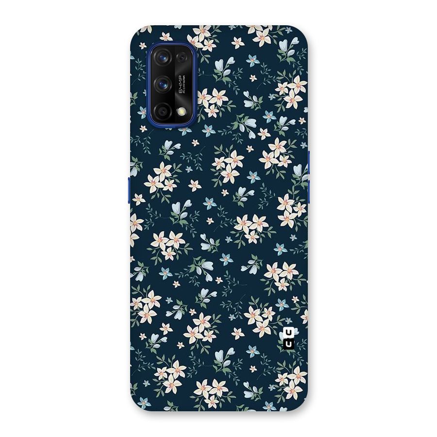 Floral Blue Bloom Back Case for Realme 7 Pro