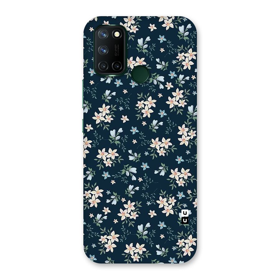 Floral Blue Bloom Back Case for Realme 7i