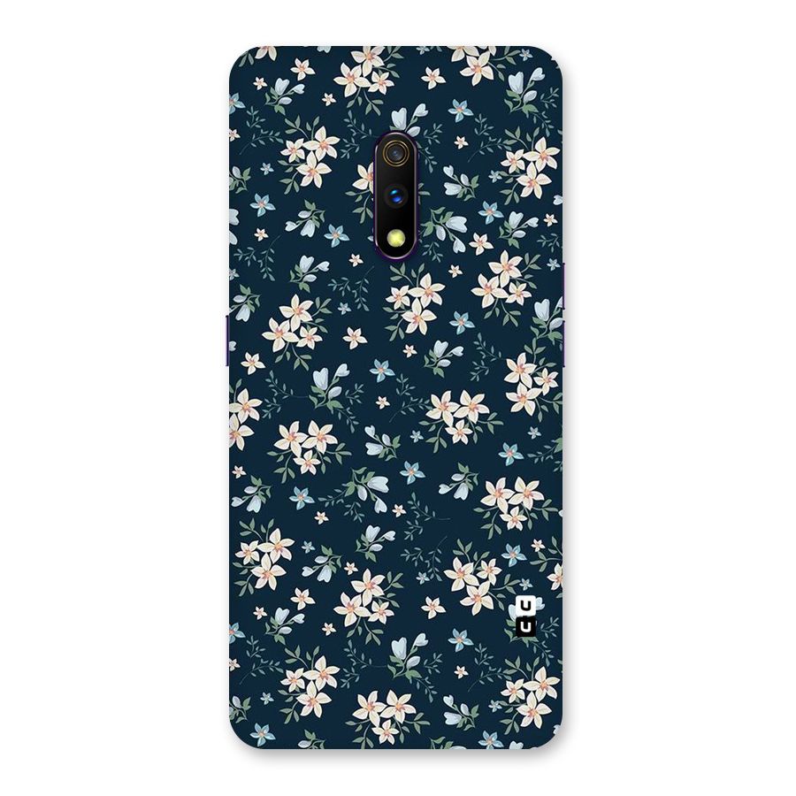 Floral Blue Bloom Back Case for Realme X