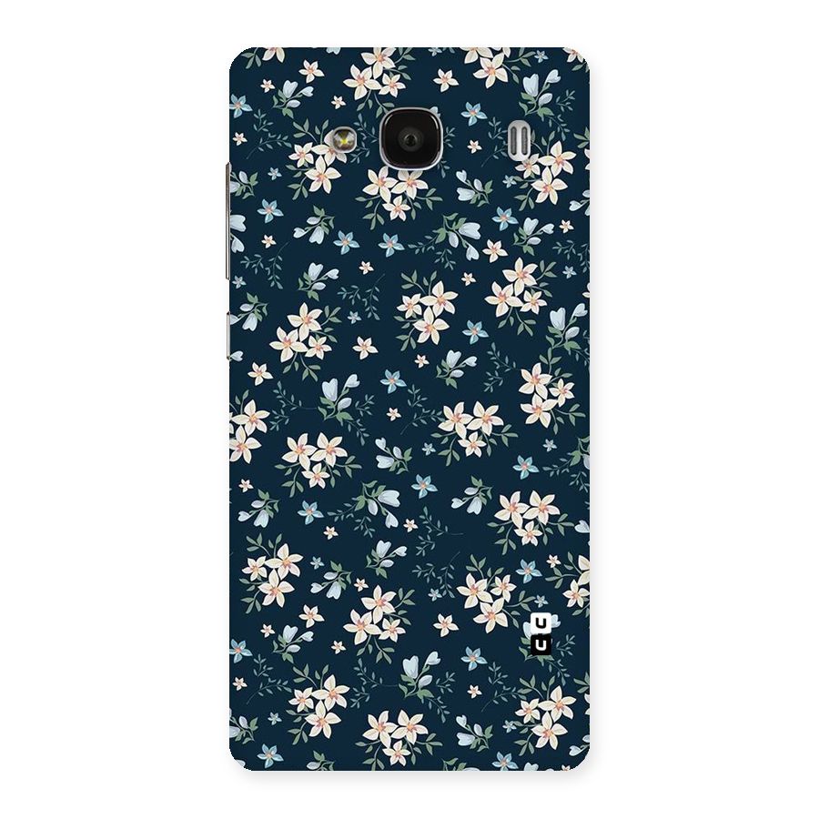 Floral Blue Bloom Back Case for Redmi 2