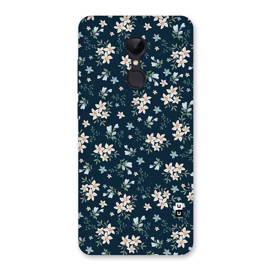 Floral Blue Bloom Back Case for Redmi 5