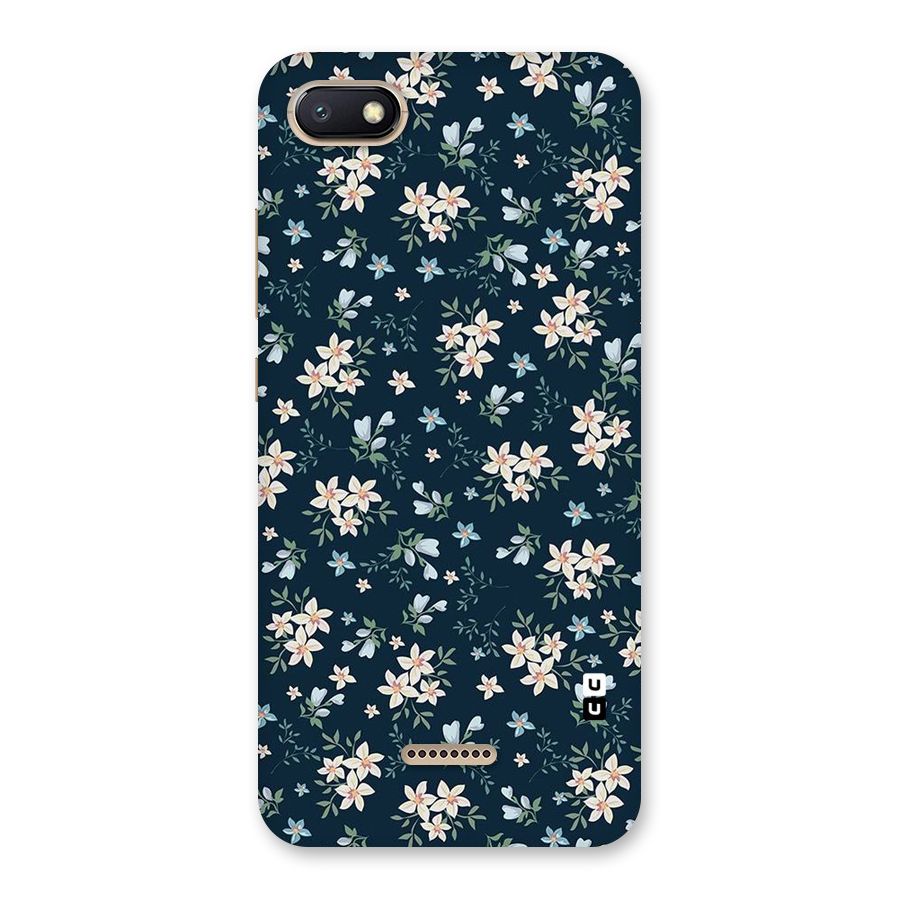 Floral Blue Bloom Back Case for Redmi 6A