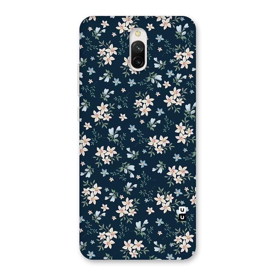 Floral Blue Bloom Back Case for Redmi 8A Dual