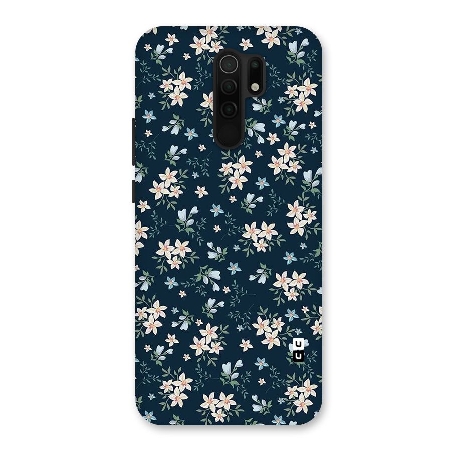 Floral Blue Bloom Back Case for Redmi 9 Prime