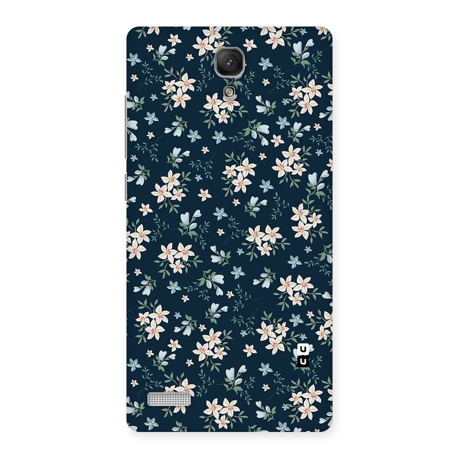 Floral Blue Bloom Back Case for Redmi Note