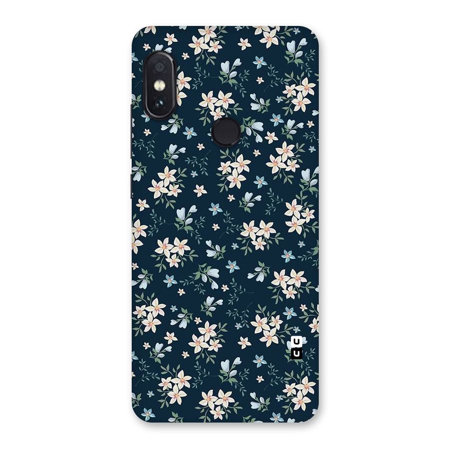 Floral Blue Bloom Back Case for Redmi Note 5 Pro