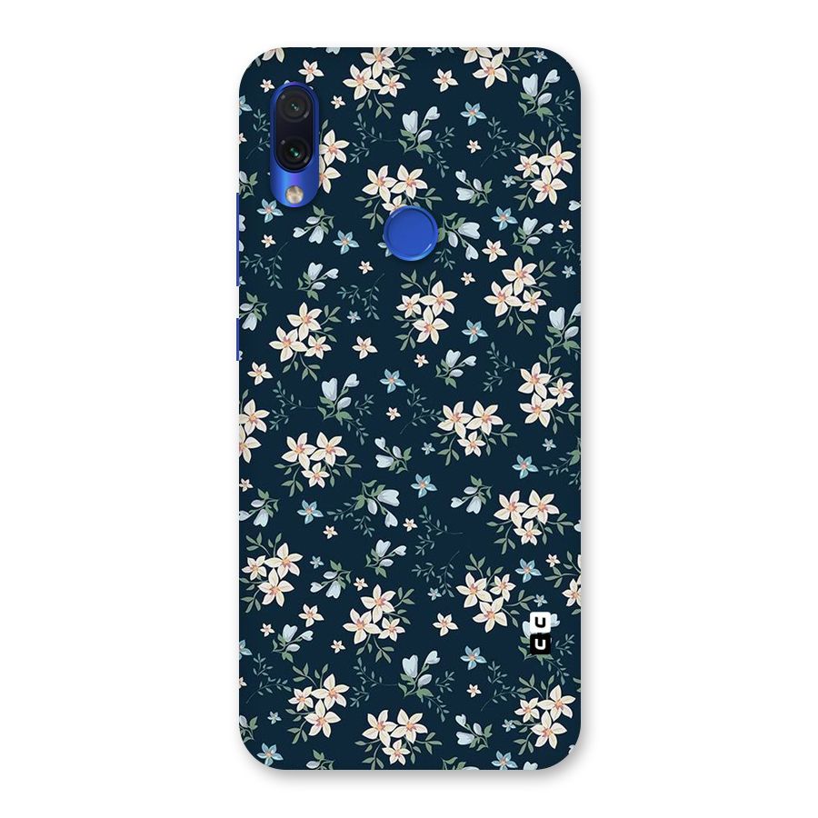 Floral Blue Bloom Back Case for Redmi Note 7