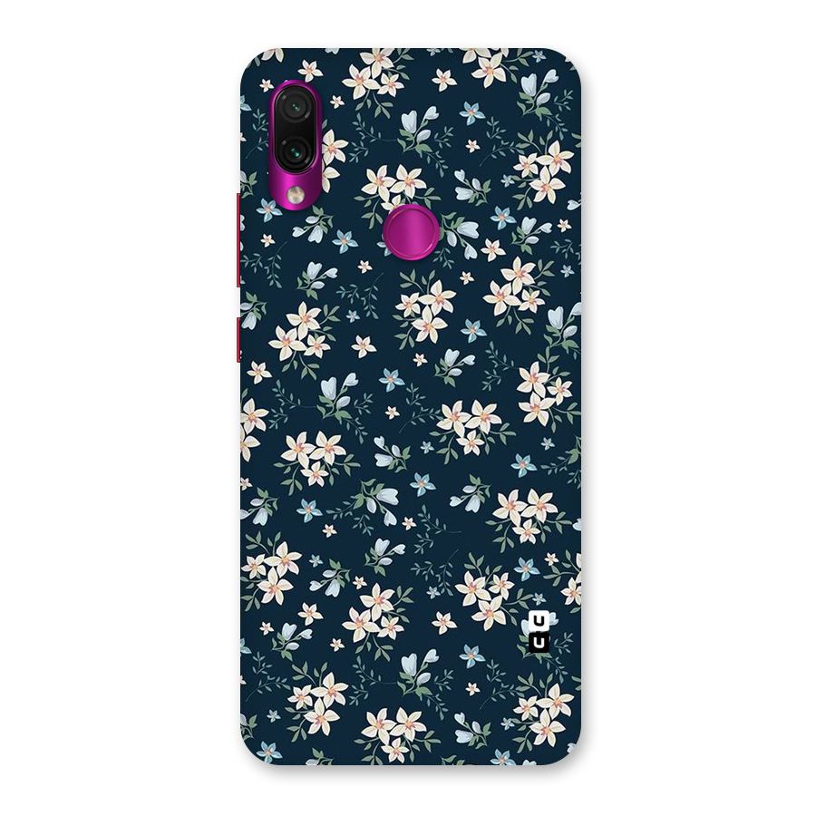 Floral Blue Bloom Back Case for Redmi Note 7 Pro