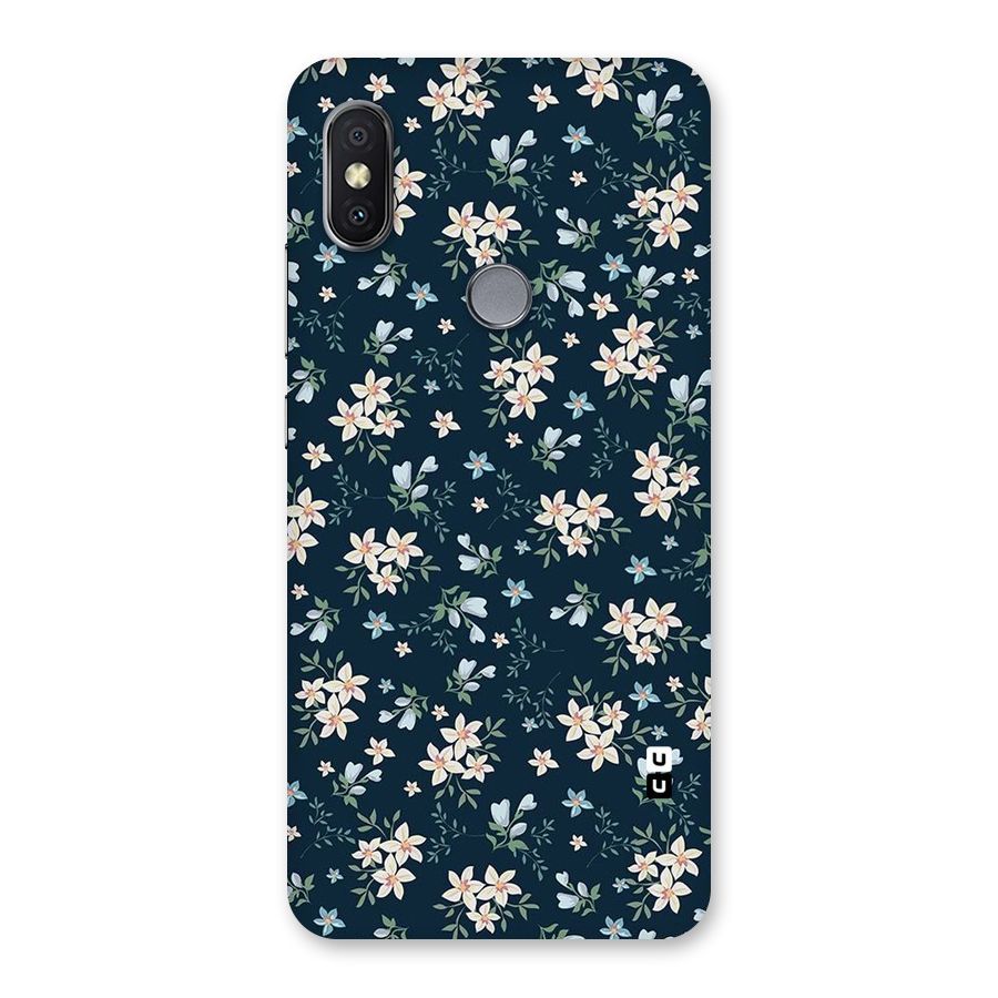 Floral Blue Bloom Back Case for Redmi Y2
