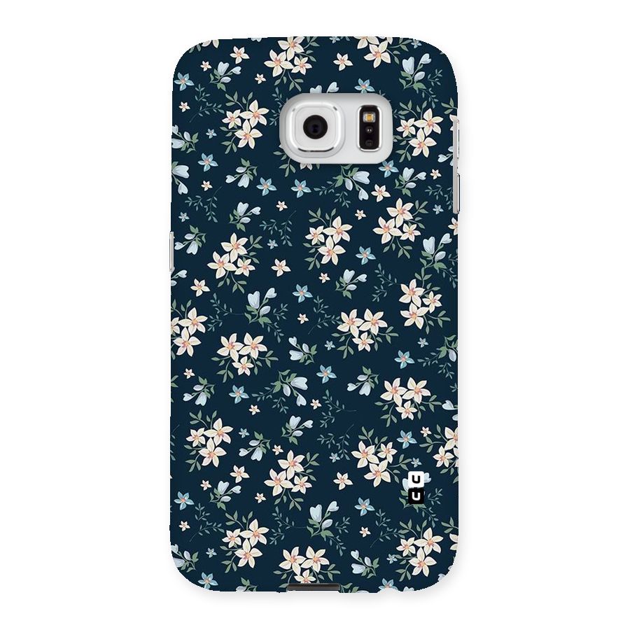 Floral Blue Bloom Back Case for Samsung Galaxy S6