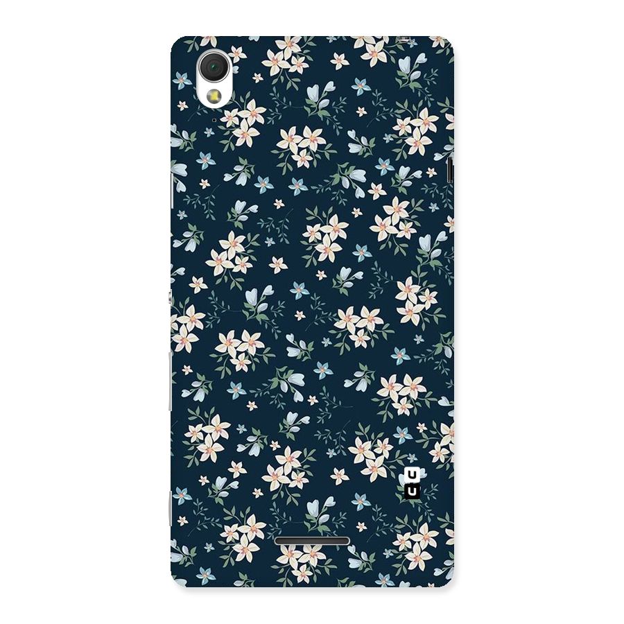 Floral Blue Bloom Back Case for Sony Xperia T3