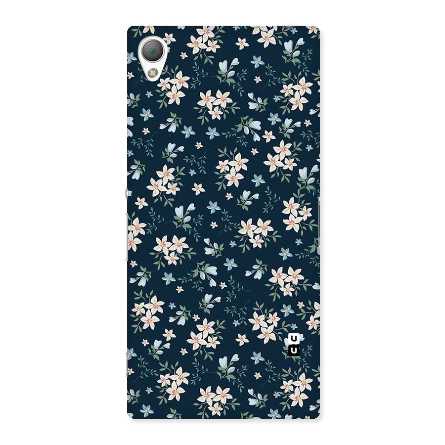 Floral Blue Bloom Back Case for Sony Xperia Z3