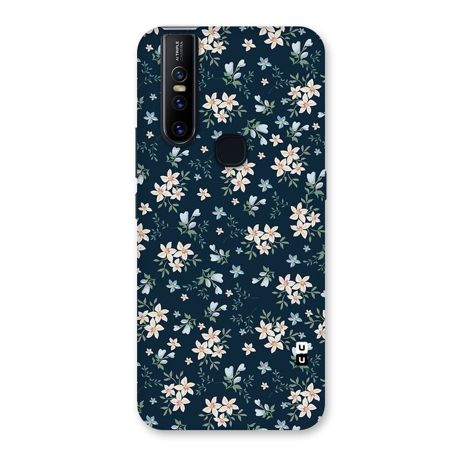 Floral Blue Bloom Back Case for Vivo V15
