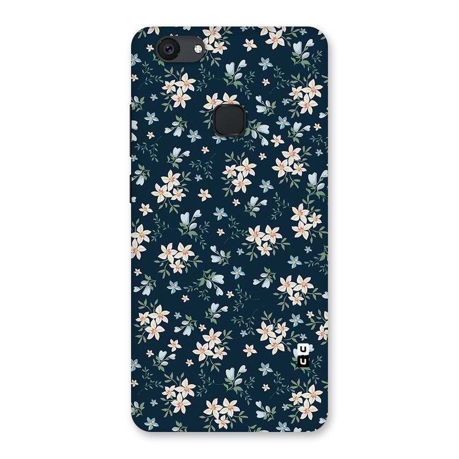 Floral Blue Bloom Back Case for Vivo V7 Plus