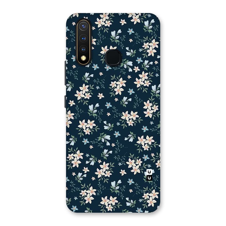 Floral Blue Bloom Back Case for Vivo Y19