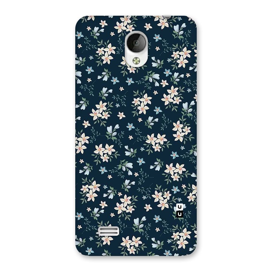 Floral Blue Bloom Back Case for Vivo Y21