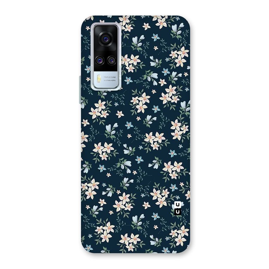 Floral Blue Bloom Back Case for Vivo Y31