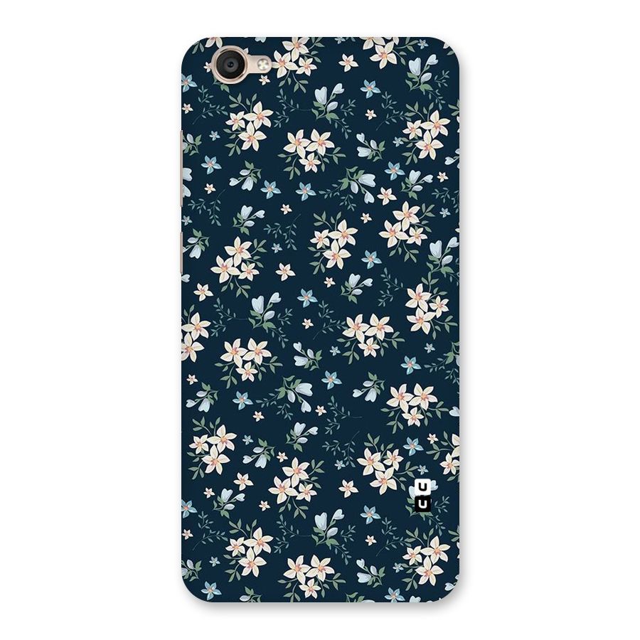 Floral Blue Bloom Back Case for Vivo Y55s