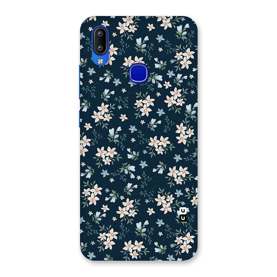 Floral Blue Bloom Back Case for Vivo Y91