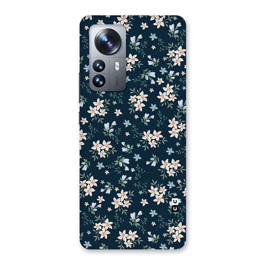 Floral Blue Bloom Back Case for Xiaomi 12 Pro