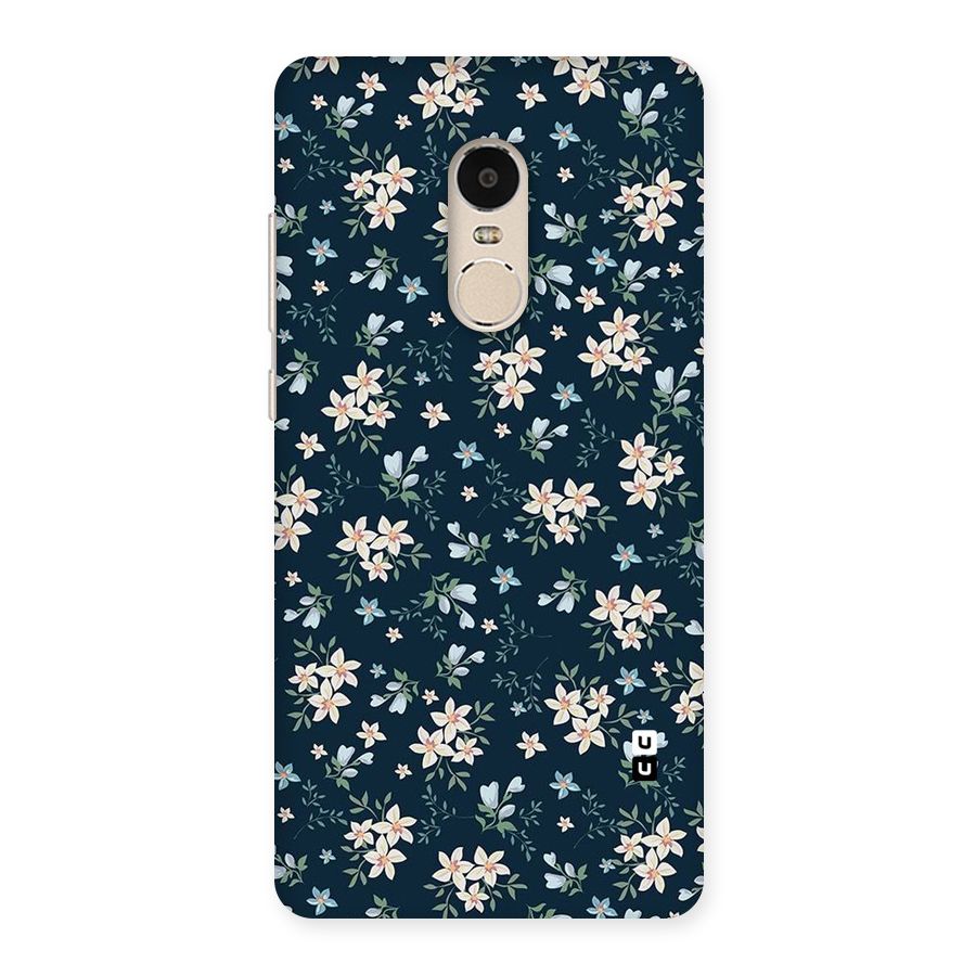 Floral Blue Bloom Back Case for Xiaomi Redmi Note 4