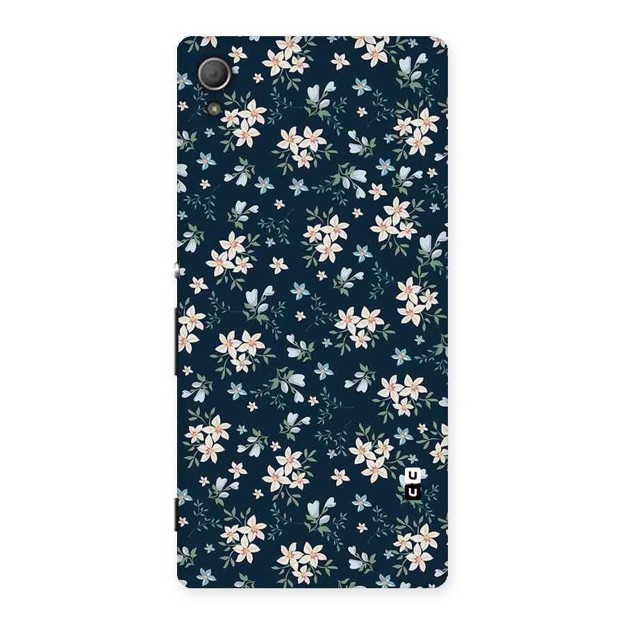 Floral Blue Bloom Back Case for Xperia Z4
