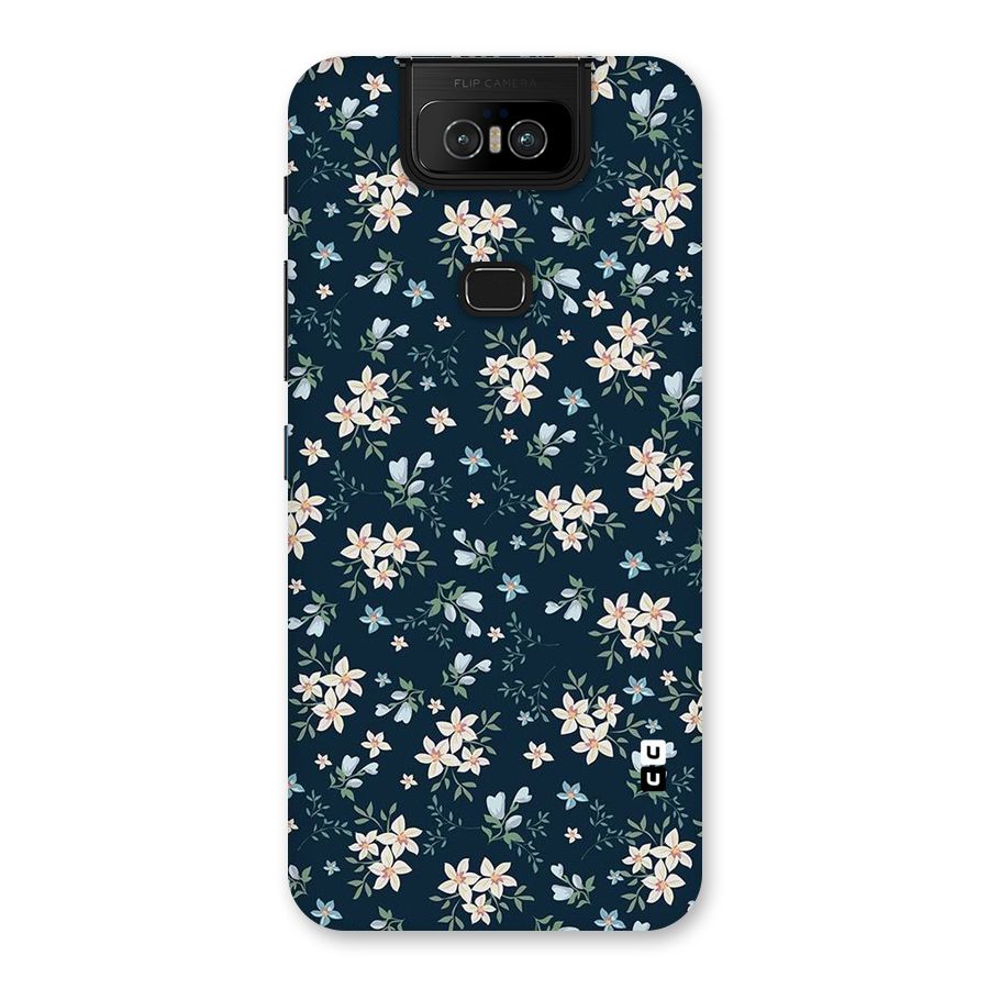 Floral Blue Bloom Back Case for Zenfone 6z