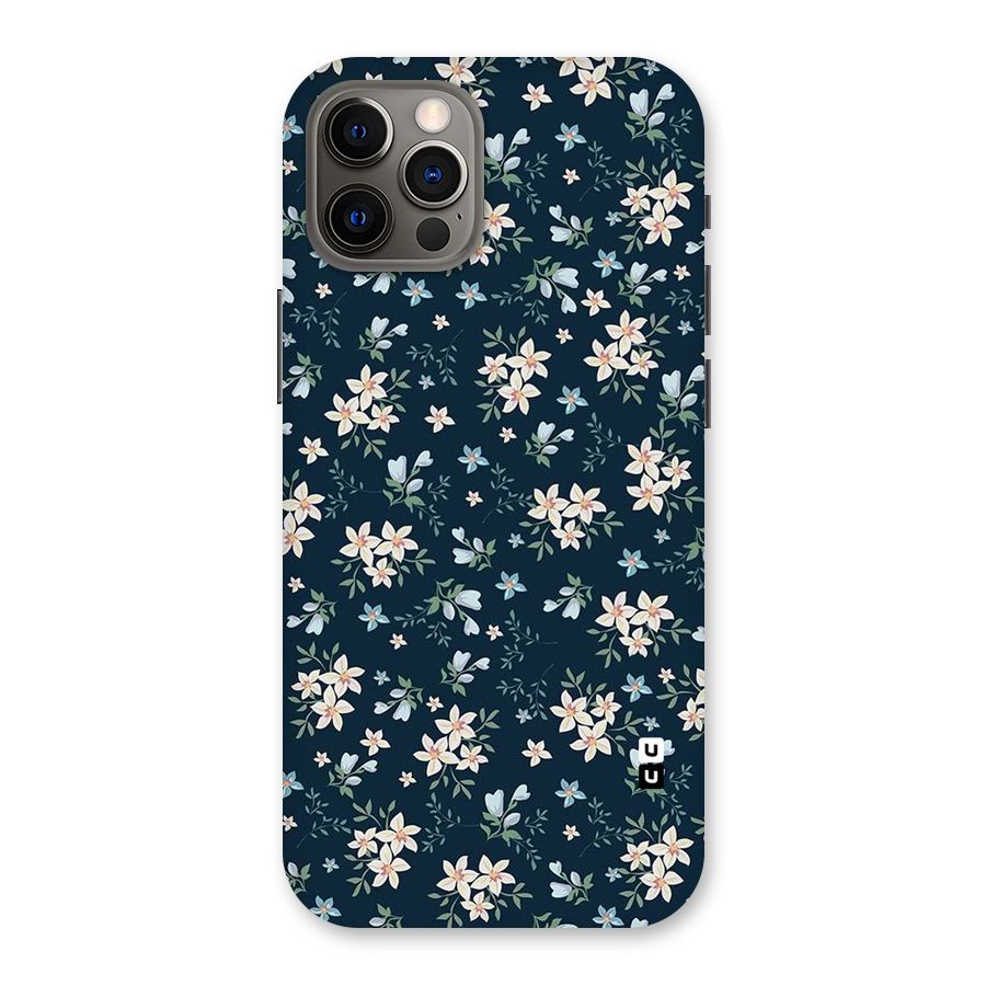 Floral Blue Bloom Back Case for iPhone 12 Pro