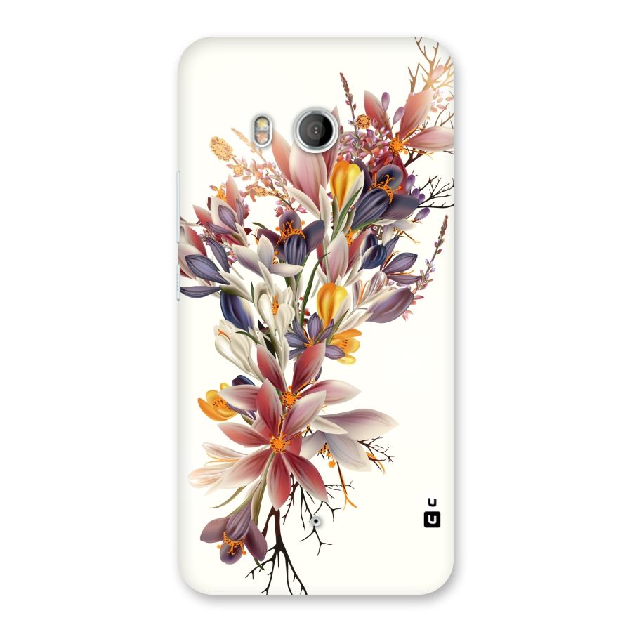 Floral Bouquet Back Case for HTC U11
