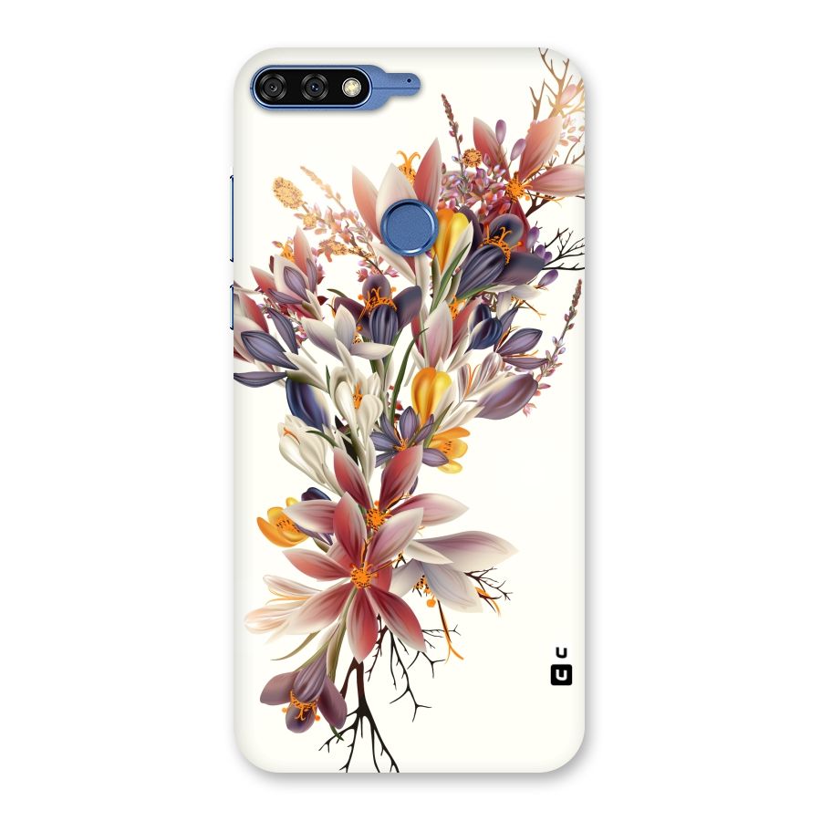 Floral Bouquet Back Case for Honor 7C