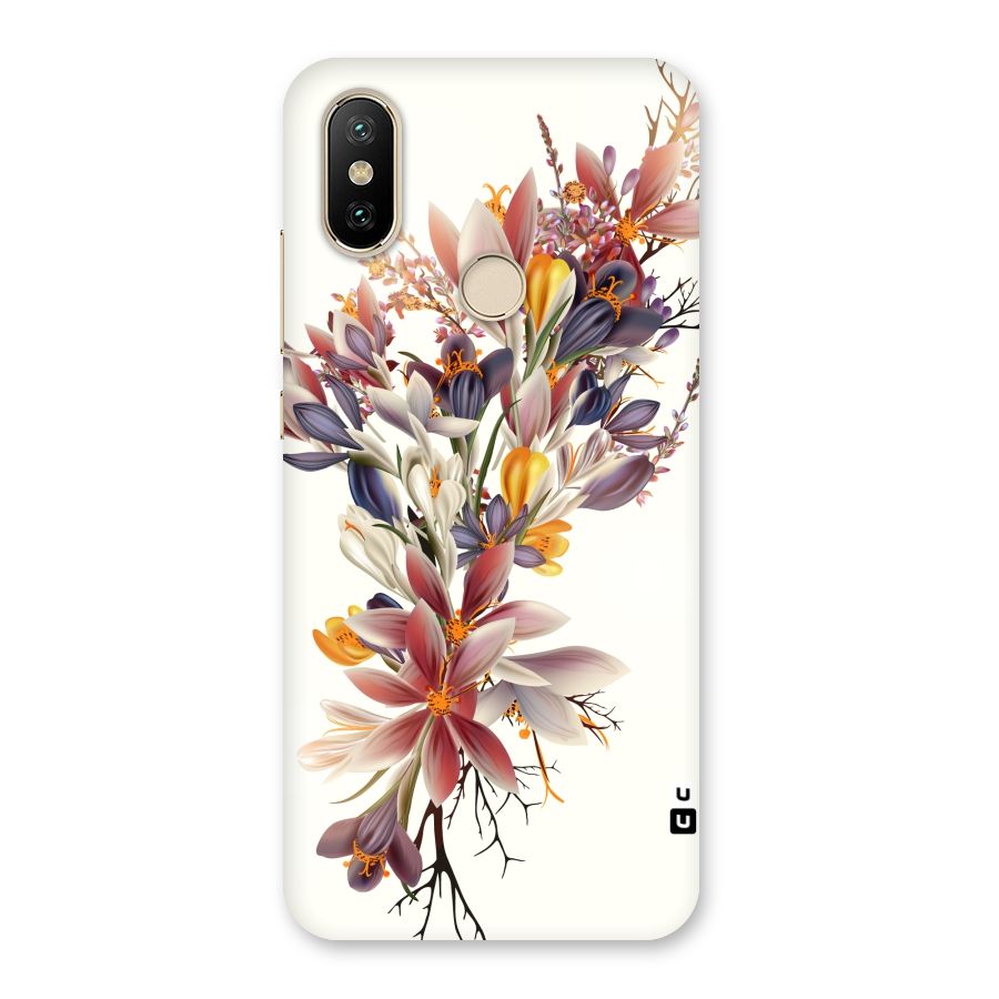 Floral Bouquet Back Case for Mi A2