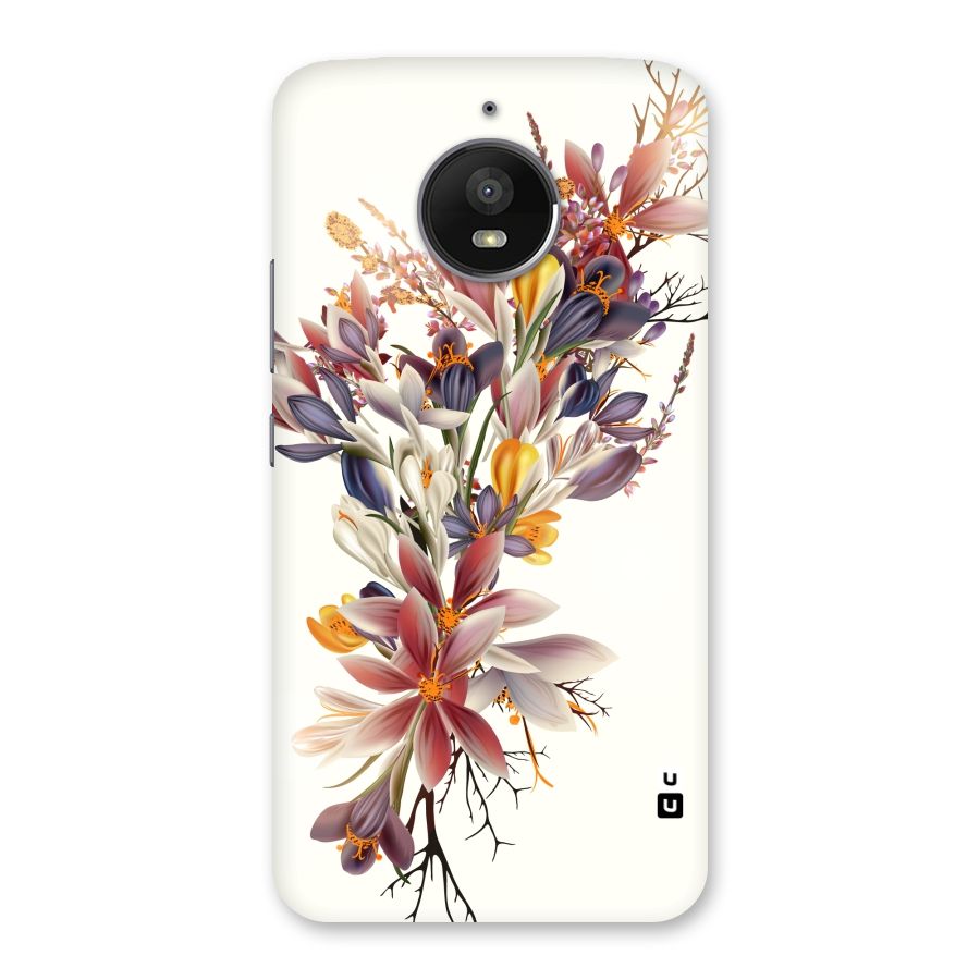 Floral Bouquet Back Case for Moto E4 Plus