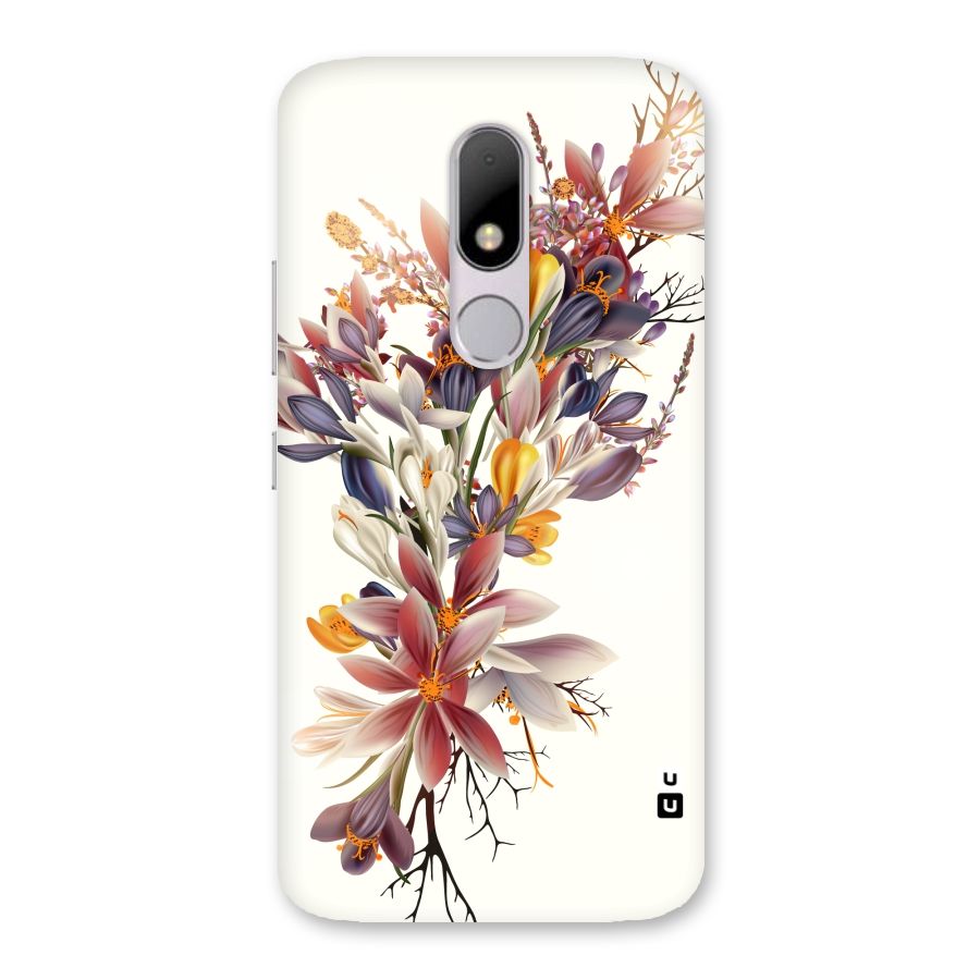 Floral Bouquet Back Case for Moto M
