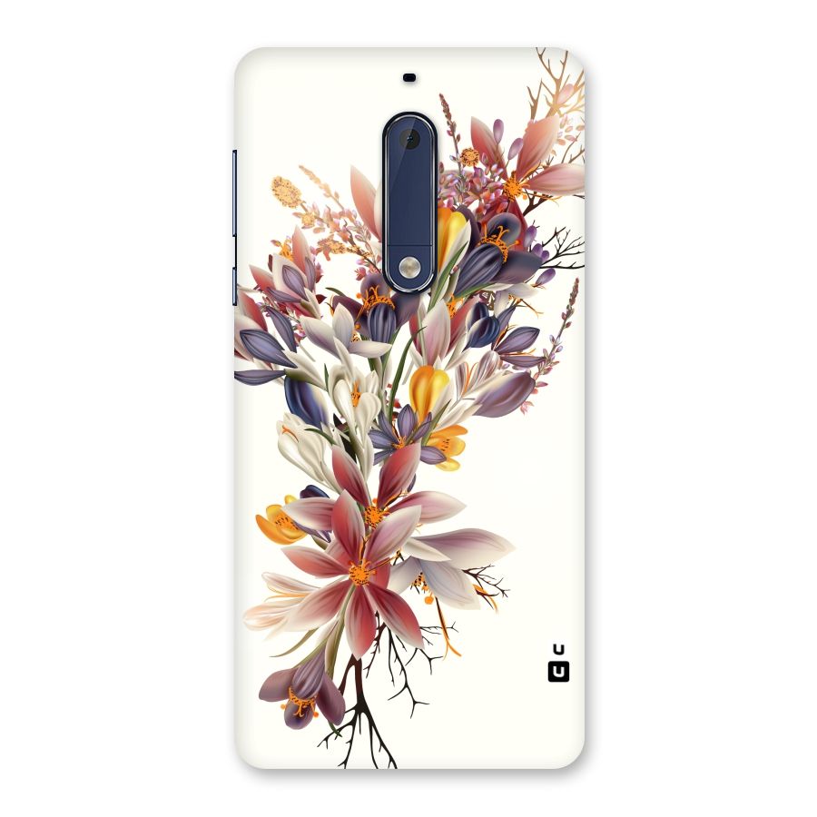 Floral Bouquet Back Case for Nokia 5