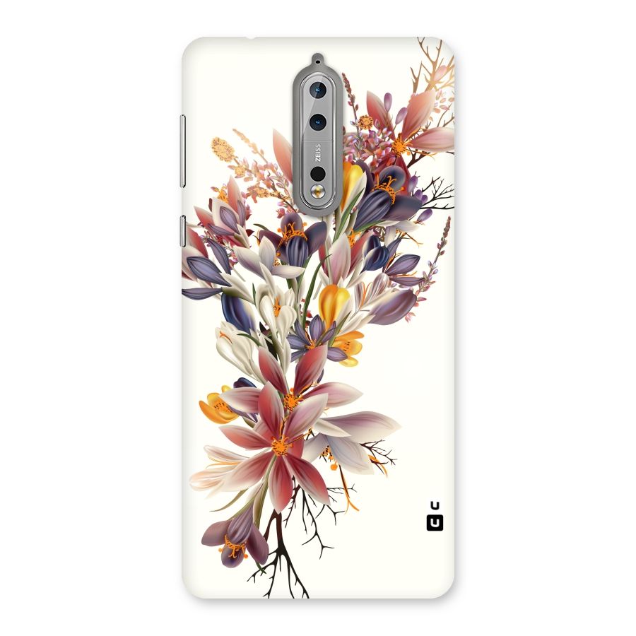 Floral Bouquet Back Case for Nokia 8