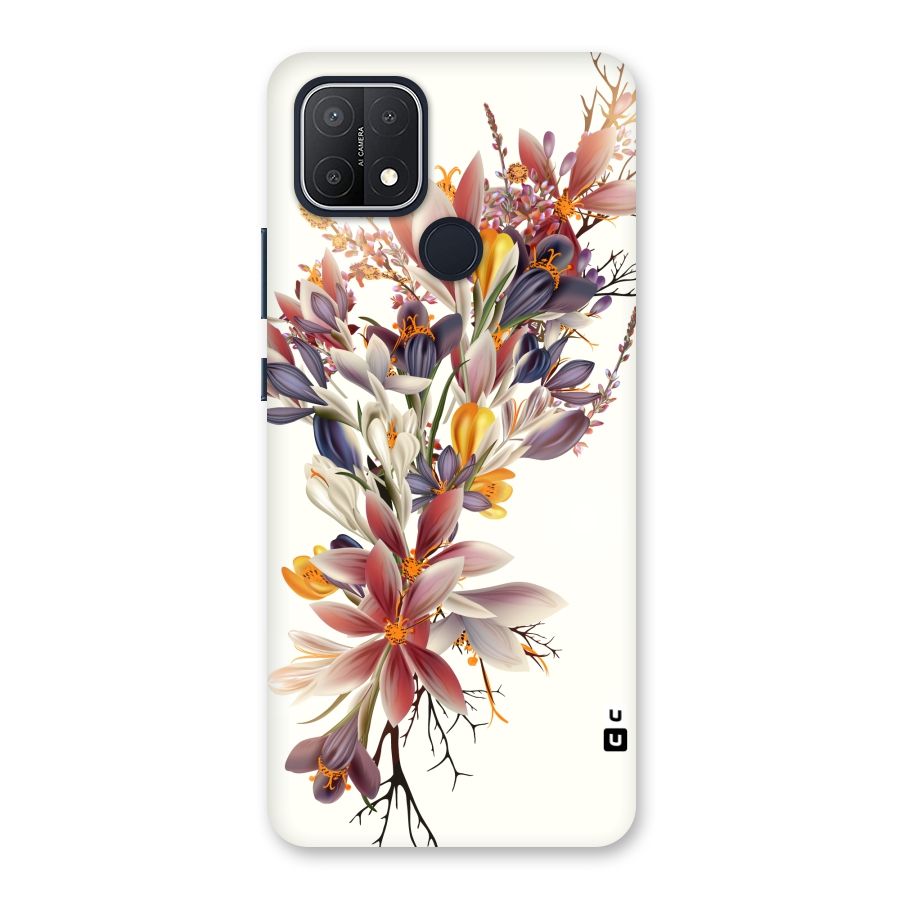 Floral Bouquet Back Case for Oppo A15s