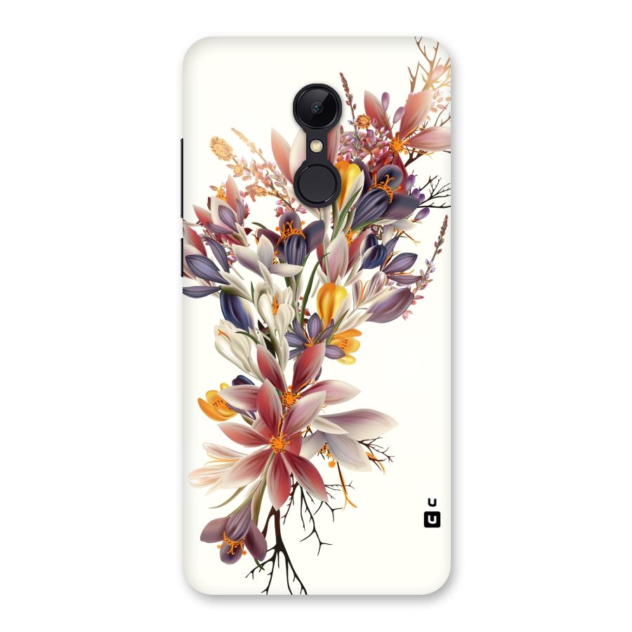 Floral Bouquet Back Case for Redmi 5