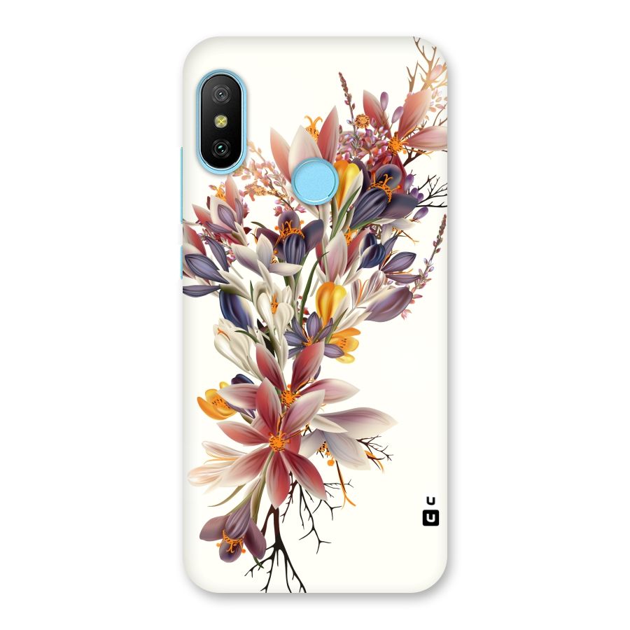 Floral Bouquet Back Case for Redmi 6 Pro
