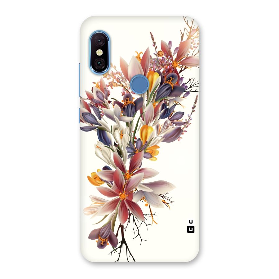 Floral Bouquet Back Case for Redmi Note 6 Pro