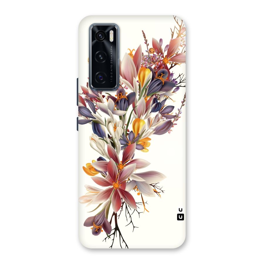 Floral Bouquet Back Case for Vivo V20 SE