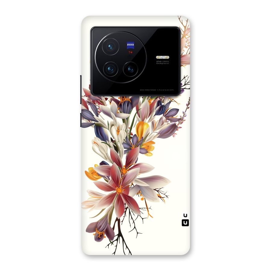 Floral Bouquet Back Case for Vivo X80