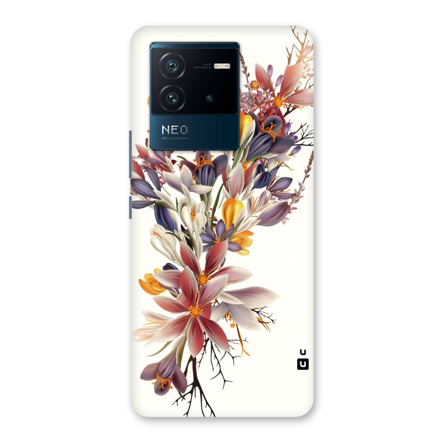 Floral Bouquet Back Case for Vivo iQOO Neo 6 5G