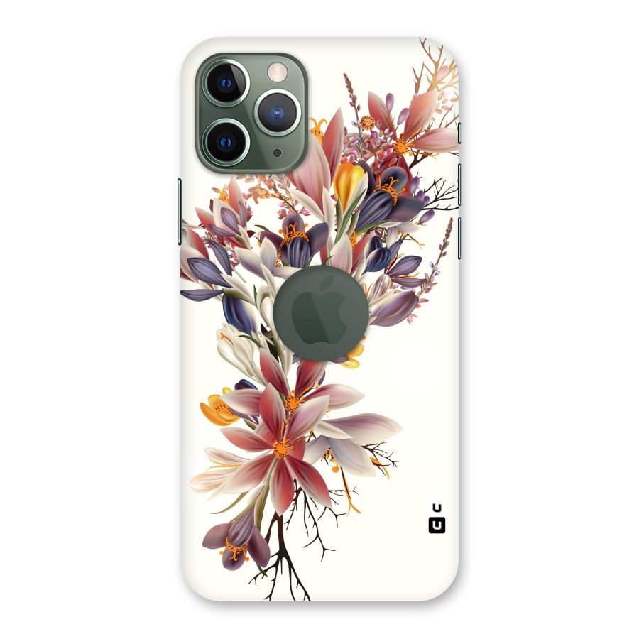 Floral Bouquet Back Case for iPhone 11 Pro Logo  Cut