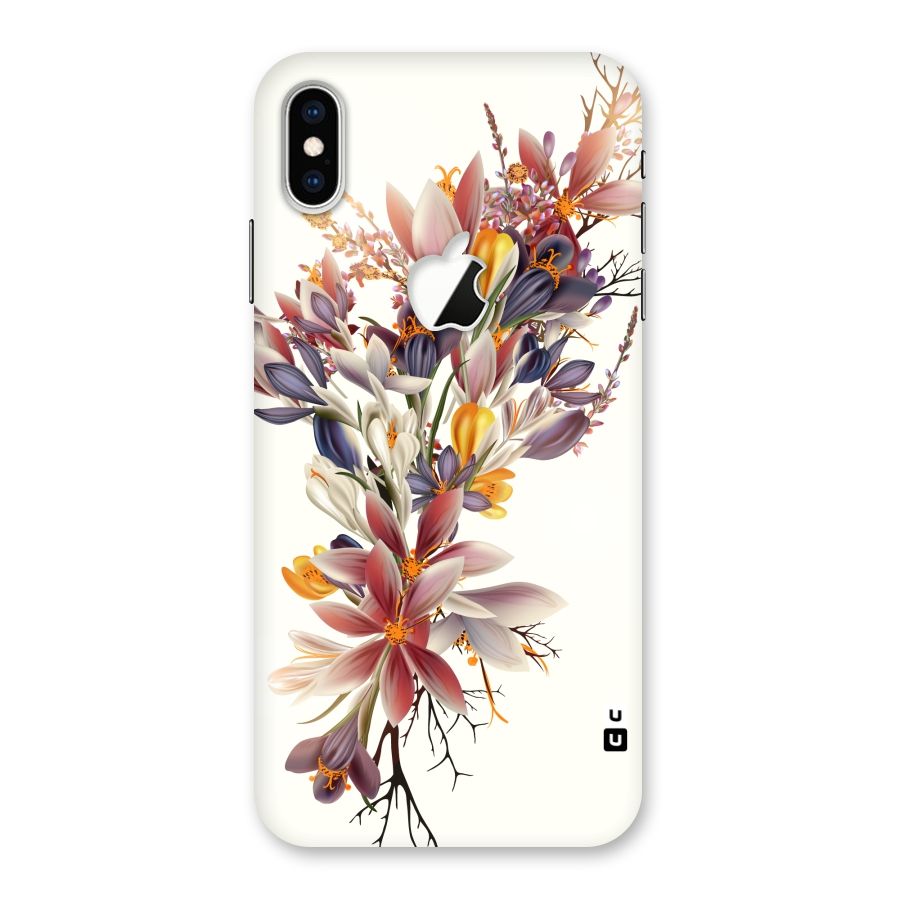 Floral Bouquet Back Case for iPhone XS Max Apple Cut