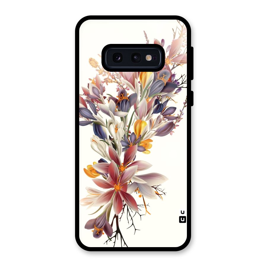Floral Bouquet Glass Back Case for Galaxy S10e
