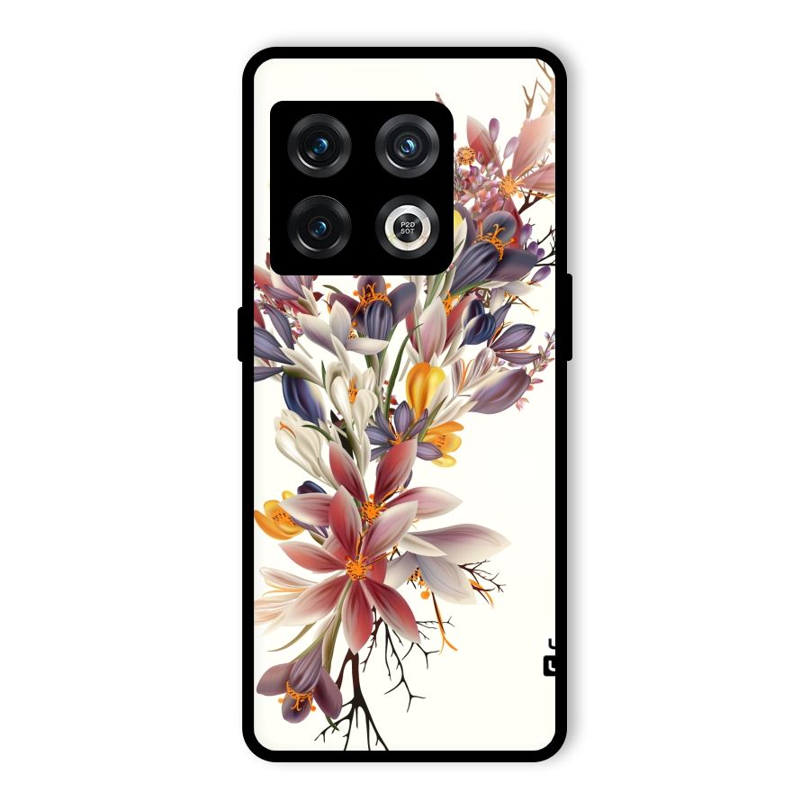 Floral Bouquet Glass Back Case for OnePlus 10 Pro 5G